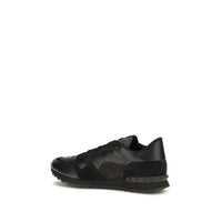 Valentino Garavani Black Polyester Athletic Sneakers