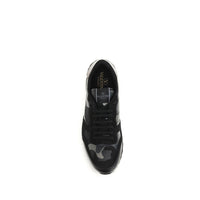 Valentino Garavani Black Polyamide Athletic Sneakers