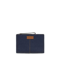 Fendi Blue Cotton Wallet