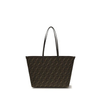 Fendi Brown Fabric Shoulder Bag