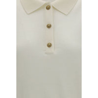 Balmain White Wool Oves Aries Polo Shirt