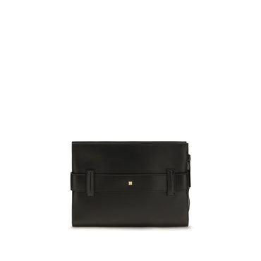 Balmain Black Lamb Ovis Aries Aries Shoulder Bag