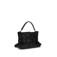 Balmain Black Calf Leather Bos Taurus Shoulder Bag