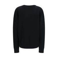 Balmain Black Wool Oves Aries Sweatshirt
