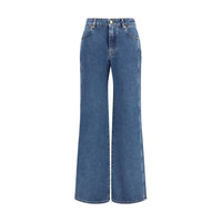 Balmain Blue Cotton Jeans Denim