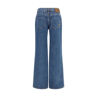 Balmain Blue Cotton Jeans Denim