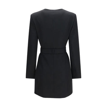 Balmain Black Wool Oves Aries Blazer
