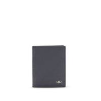 Ferragamo Blue Calf Leather Bos Taurus Wallet