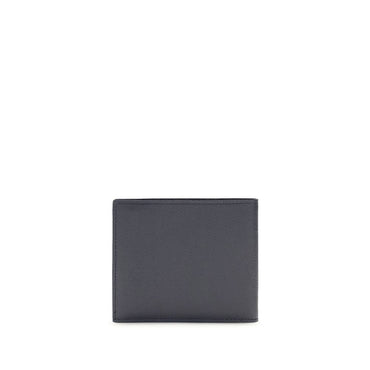 Ferragamo Blue Calf Leather Bos Taurus Wallet
