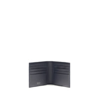 Ferragamo Blue Calf Leather Bos Taurus Wallet