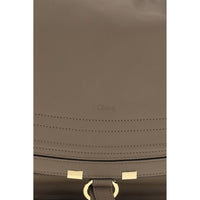 Chloé Beige Calf Leather Bos Taurus Shoulder Bag