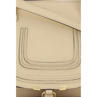 Chloé Beige Calf Leather Bos Taurus Shoulder Bag