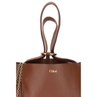 Chloé Brown Calf Leather Bos Taurus Shoulder Bag