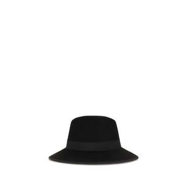 Valentino Garavani Black Cotton Fedora