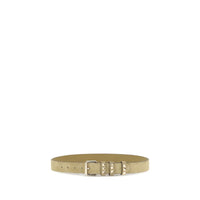 Valentino Garavani Beige Suede Leather Regular Belt