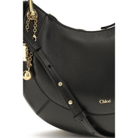 Chloé Black Calf Leather Bos Taurus Shoulder Bag