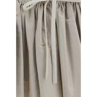Miu Miu Beige Polyester Mini Skirt