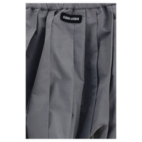 Miu Miu Gray Polyester Mini Skirt