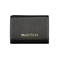 Valentino Black Polyurethane Women's Wallet