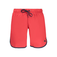Norway 1963 Rosso Polyamide Men's Swim Shorts