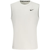 Nike White Polyester Men's Tank