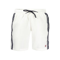 Norway 1963 White Polyamide Swim Shorts