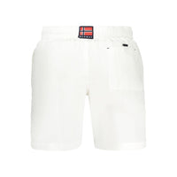 Norway 1963 White Polyamide Swim Shorts