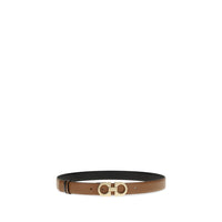 Ferragamo Brown Calf Leather Bos Taurus Regular Belt