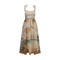 Zimmermann Beige Linen Casual Dress