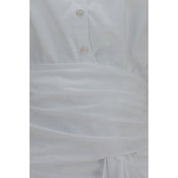7FOR White Cotton Dress Shirt