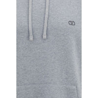 Valentino Gray Cotton Sweatshirt
