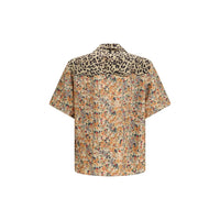 Valentino Multicolor Silk Pattern Shirt