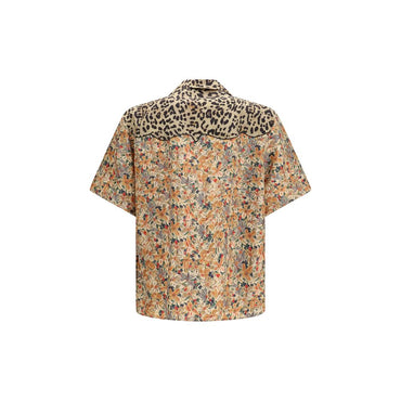 Valentino Multicolor Silk Pattern Shirt