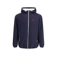 Brunello Cucinelli Blue Polyamide Shell Jacket