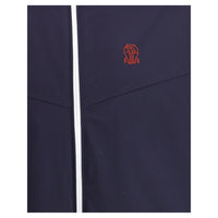 Brunello Cucinelli Blue Polyamide Shell Jacket