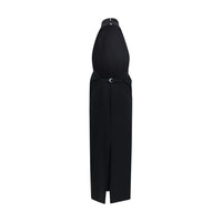 Khaite Black Polyester Cocktail Dress