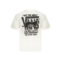 Vans White Cotton Men's T-Shirt