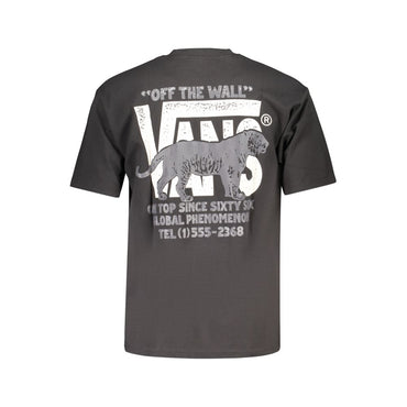 Vans Black Cotton Men's T-Shirt