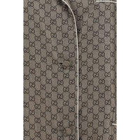 Gucci Beige Silk Dress Shirt