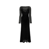 Tom Ford Black Metallic Fibre Casual Dress