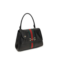 Gucci Black Calf Leather Bos Taurus Handbag