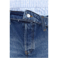 Alexander Wang Blue Denim Shorts