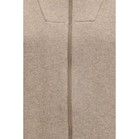 Brunello Cucinelli Beige Cashmere Cardigan