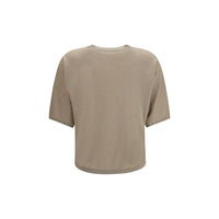 Brunello Cucinelli Beige Cashmere T-Shirt