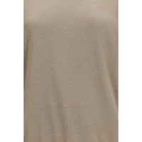 Brunello Cucinelli Beige Cashmere T-Shirt