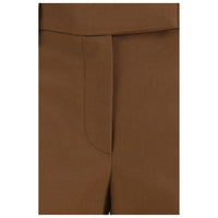 Brunello Cucinelli Brown Elastane Casual Pants