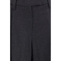 Brunello Cucinelli Gray Wool Oves Aries Dress Pants