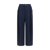 Brunello Cucinelli Blue Cotton Casual Pants