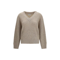 Brunello Cucinelli Beige Cashmere Sweatshirt