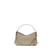 Prada Gray Calf Leather Bos Taurus Backet Bag